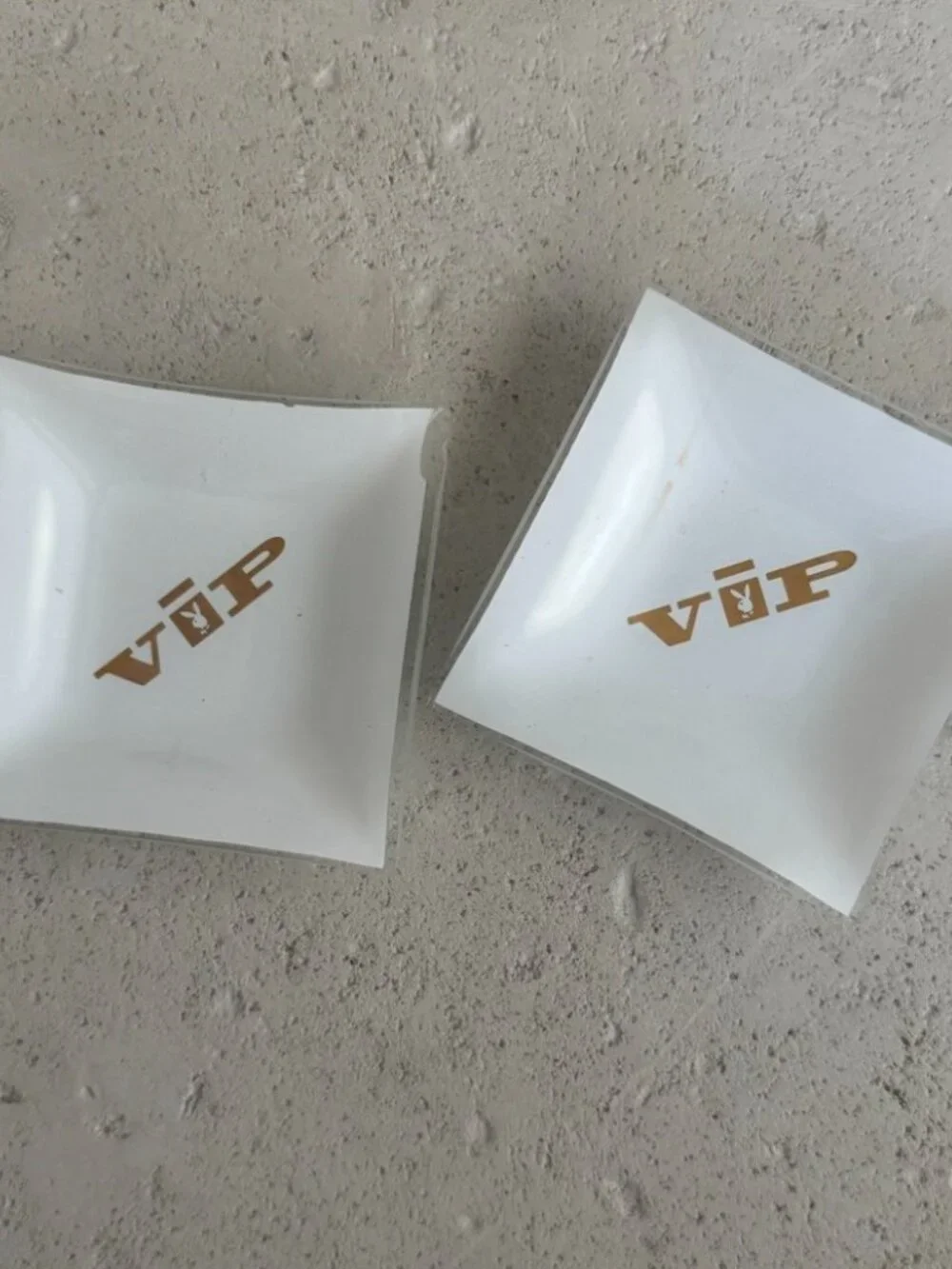 Vintage 1960s VIP Playboy Club Glass Ashtray, Catchall, etc. (2)
